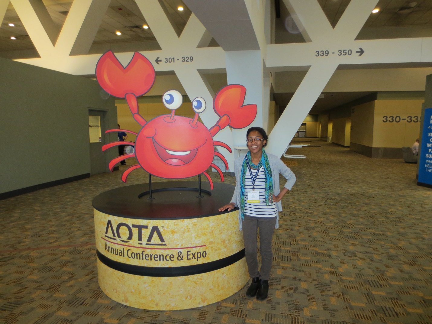 Volunteering at the 2014 AOTA Conference 
