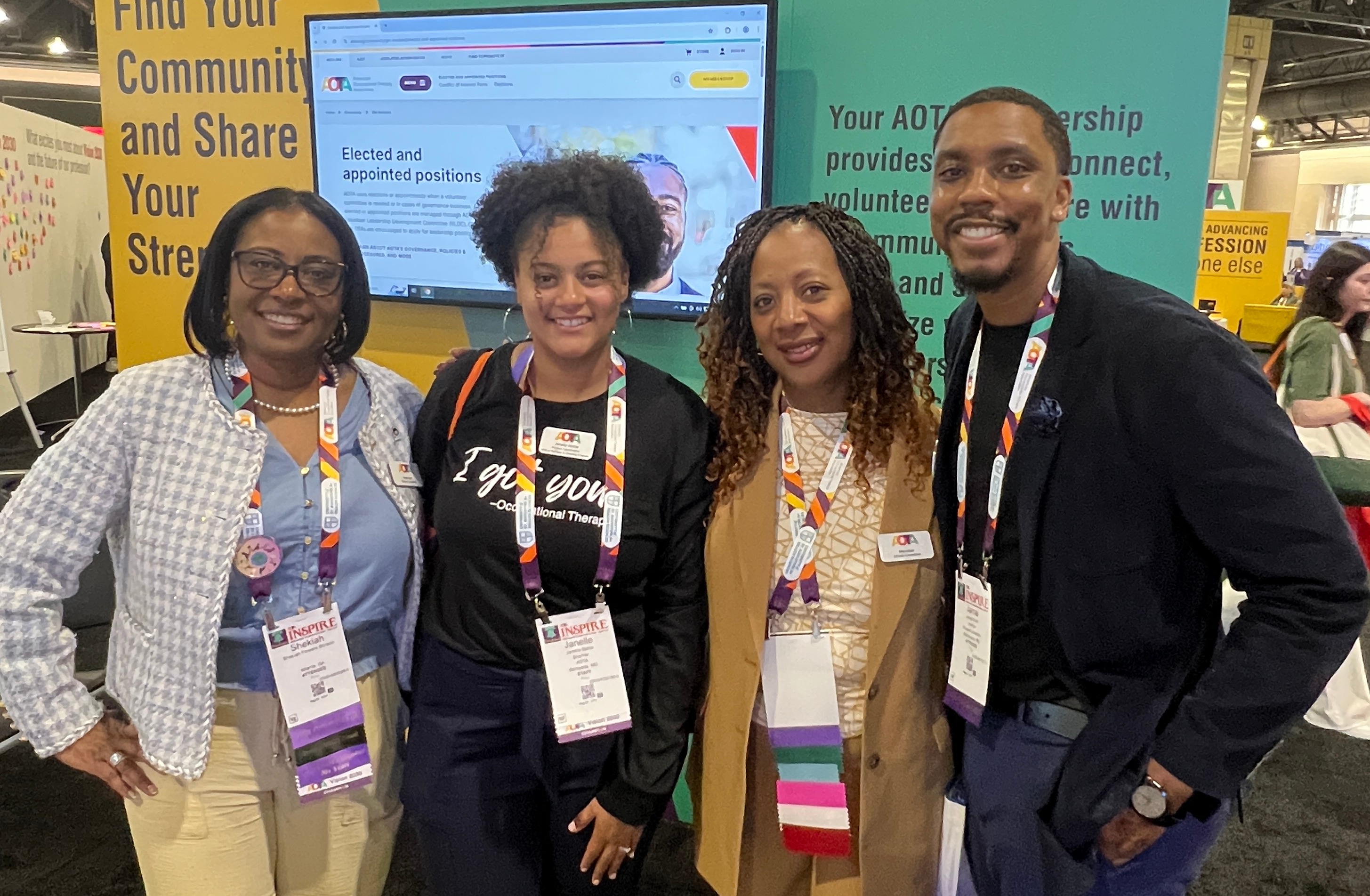 group photo of committee volunteers