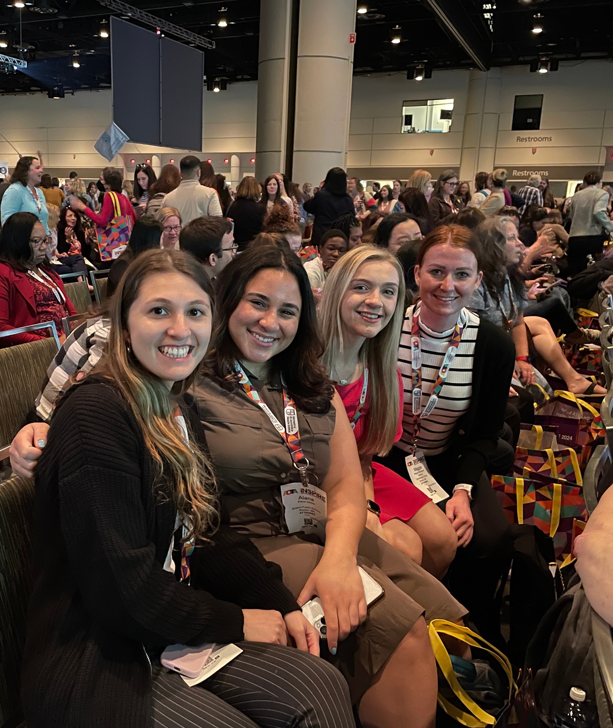 Group of four at a session at INSPIRE