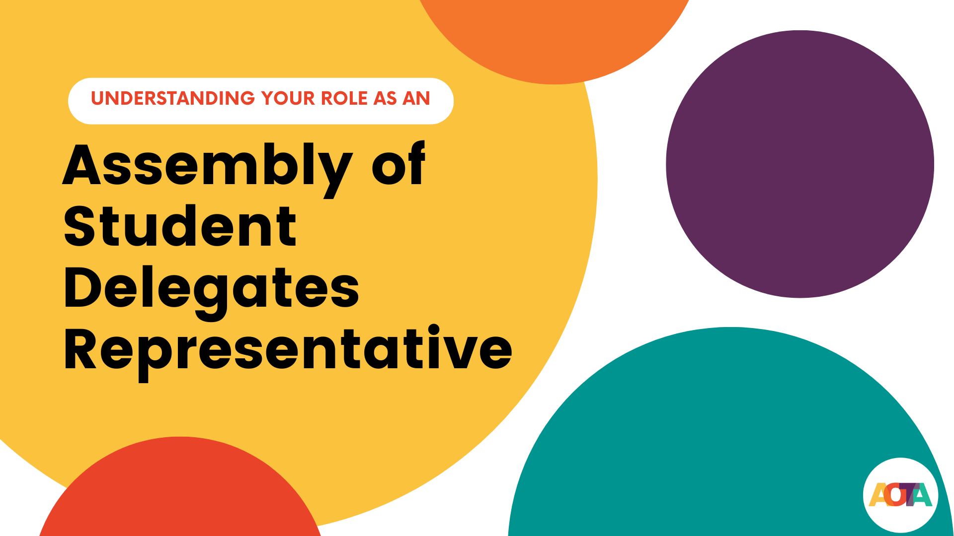 ASD Rep Orientation Video title slide