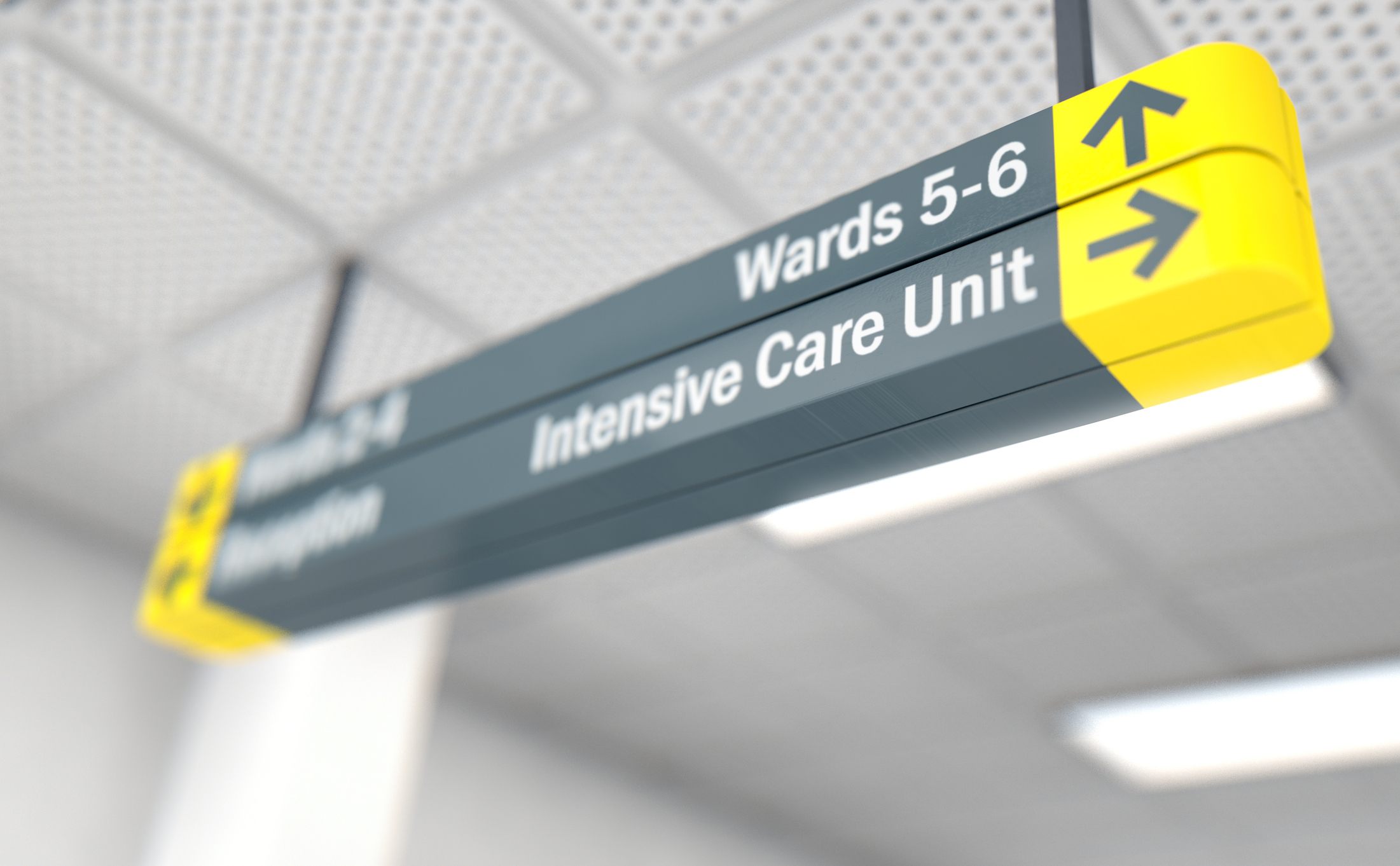 Sign for Intensive Care Unit