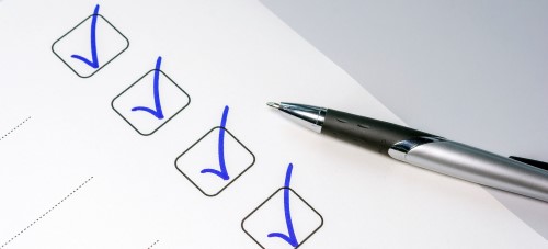 image of check boxes with pen