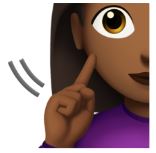 Deaf, cannot hear emoji