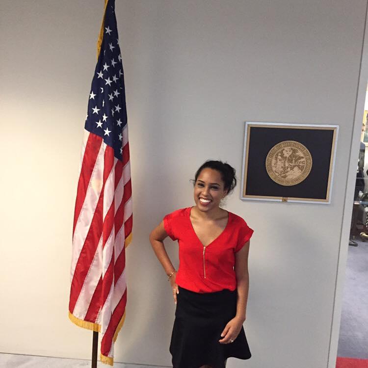 Sue Ram advocating for OT at AOTA Capitol Hill Day