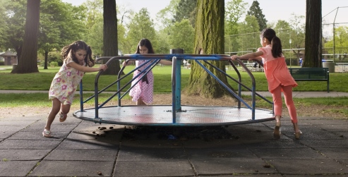 Children on playground
