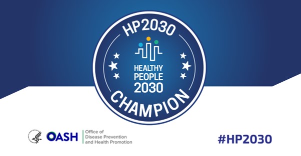 Healthy People Champion 2030 Logo