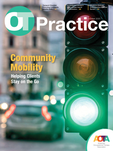October 2020 cover of O T Practice magazine