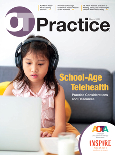 cover of O T Practice magazine 2021