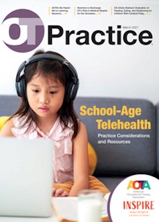 cover of O T Practice magazine 2021