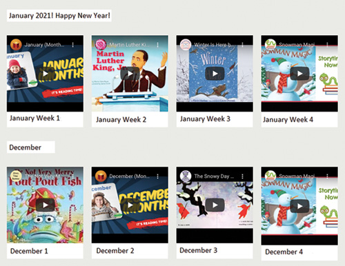 Figure 1. Sample Books from the Speech Therapy Portion of The Breakfast Club Home Page